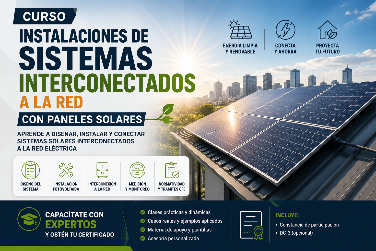 Video Curso Sistemas Fotovoltaicos SOLUTEC